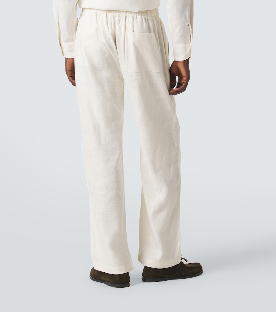  Saman Amel Saman Amel Silk Straight Pants 