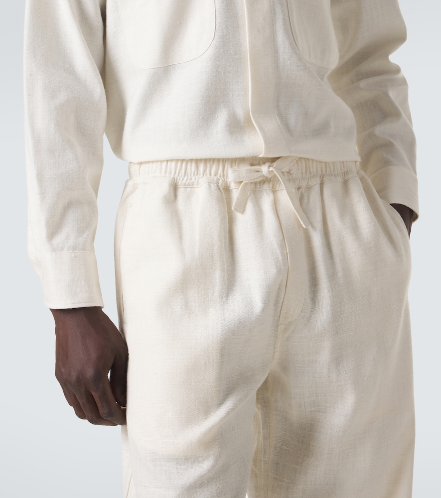  Saman Amel Saman Amel Silk Straight Pants 