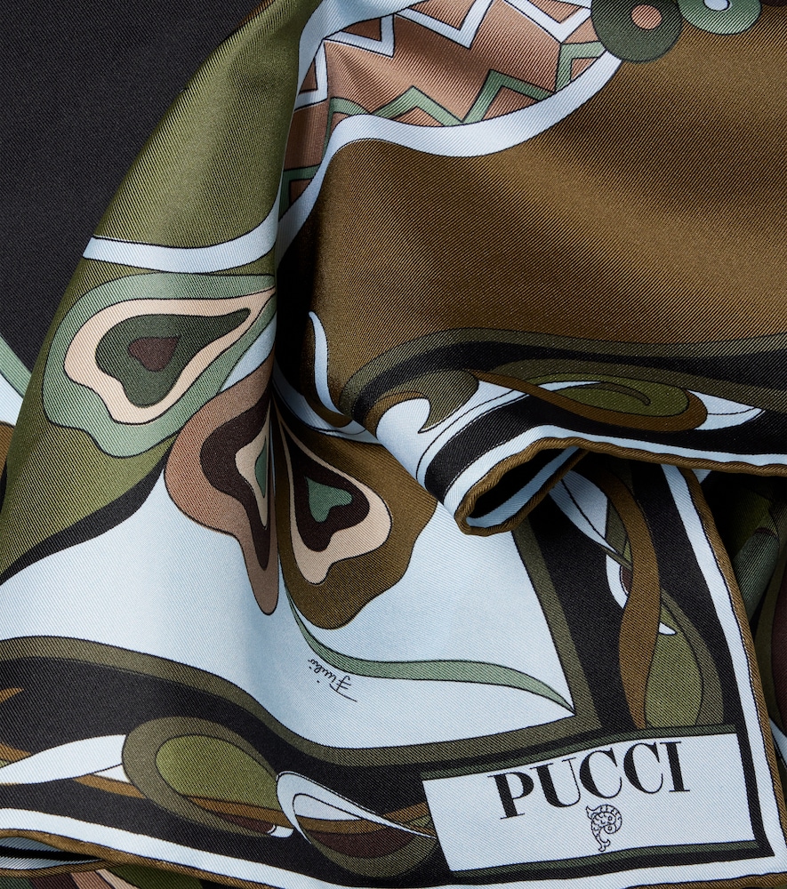  Pucci Pucci Tuch Orchidee Aus Seiden-twill 