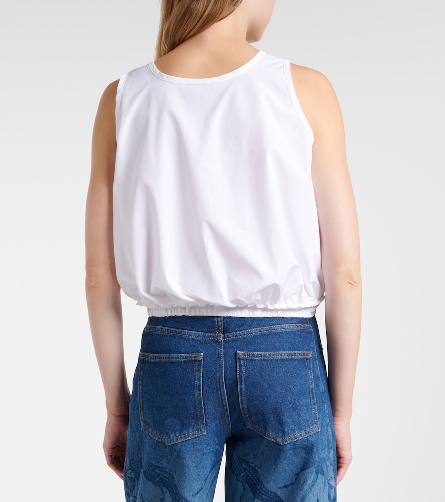 Paula'S Ibiza Cotton Poplin Crop Top