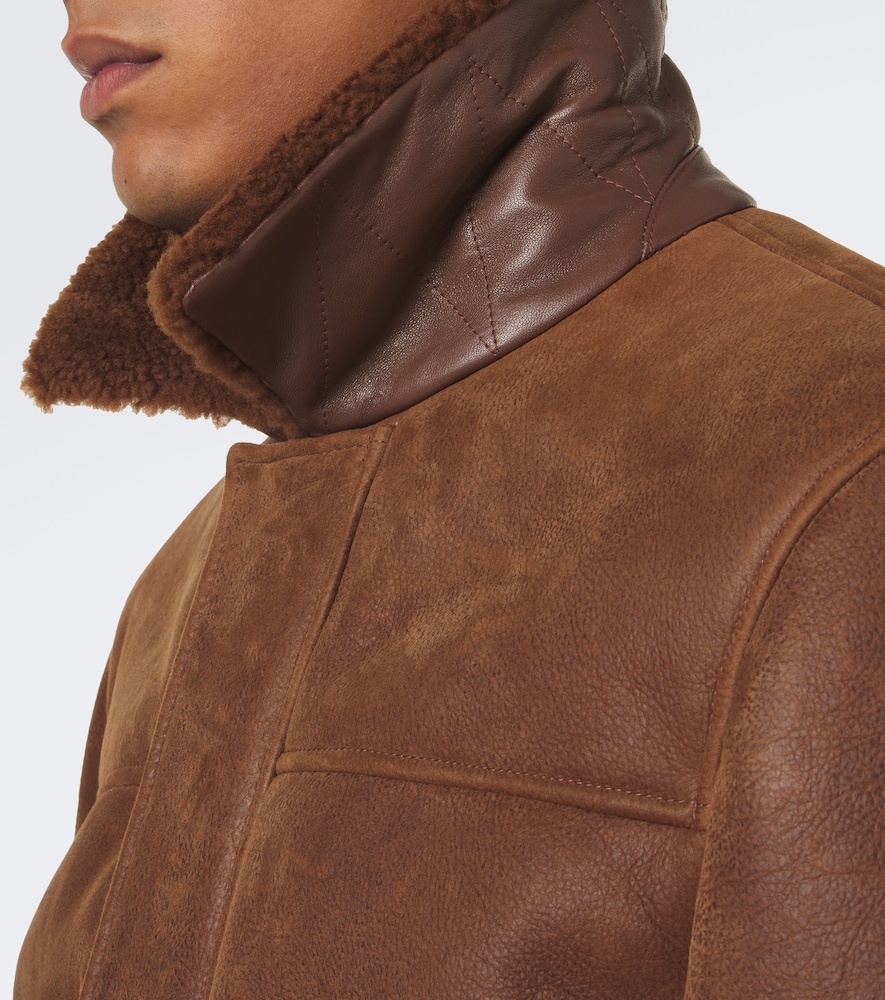 Shearling-Trimmed Jacket