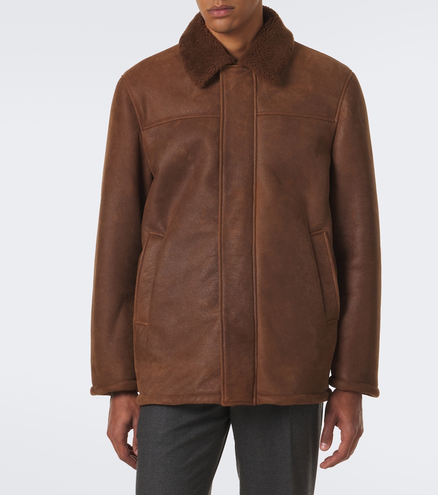 Shearling-Trimmed Jacket