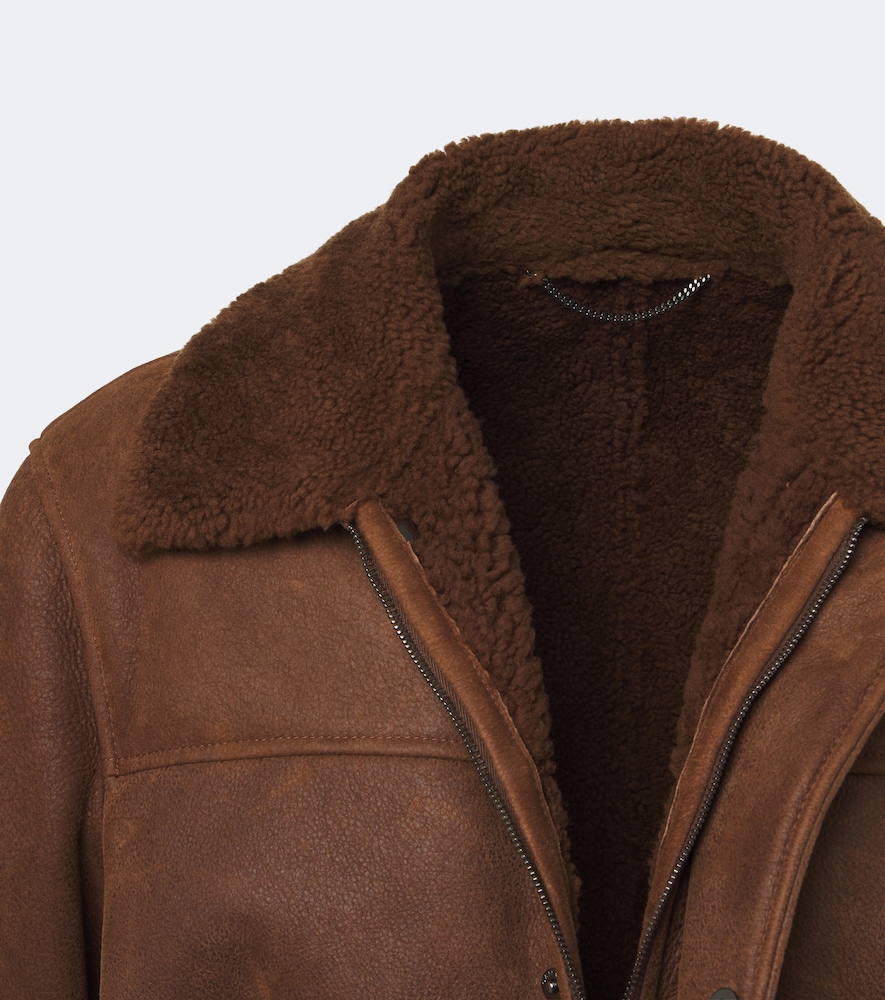 Shearling-Trimmed Jacket
