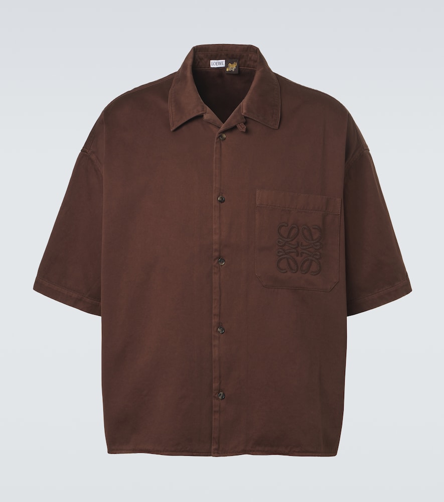 Loewe Paula's Ibiza Anagram cotton-blend shirt
