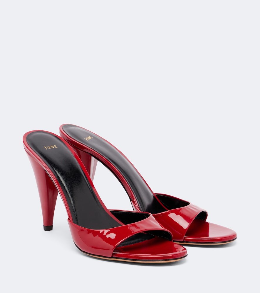 Mules Hew aus Leder