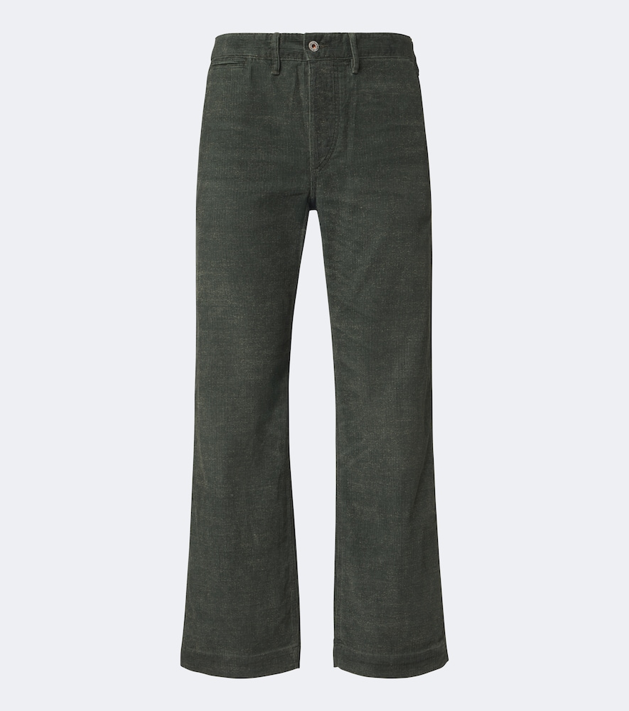 Gerade Hose aus Baumwollcord