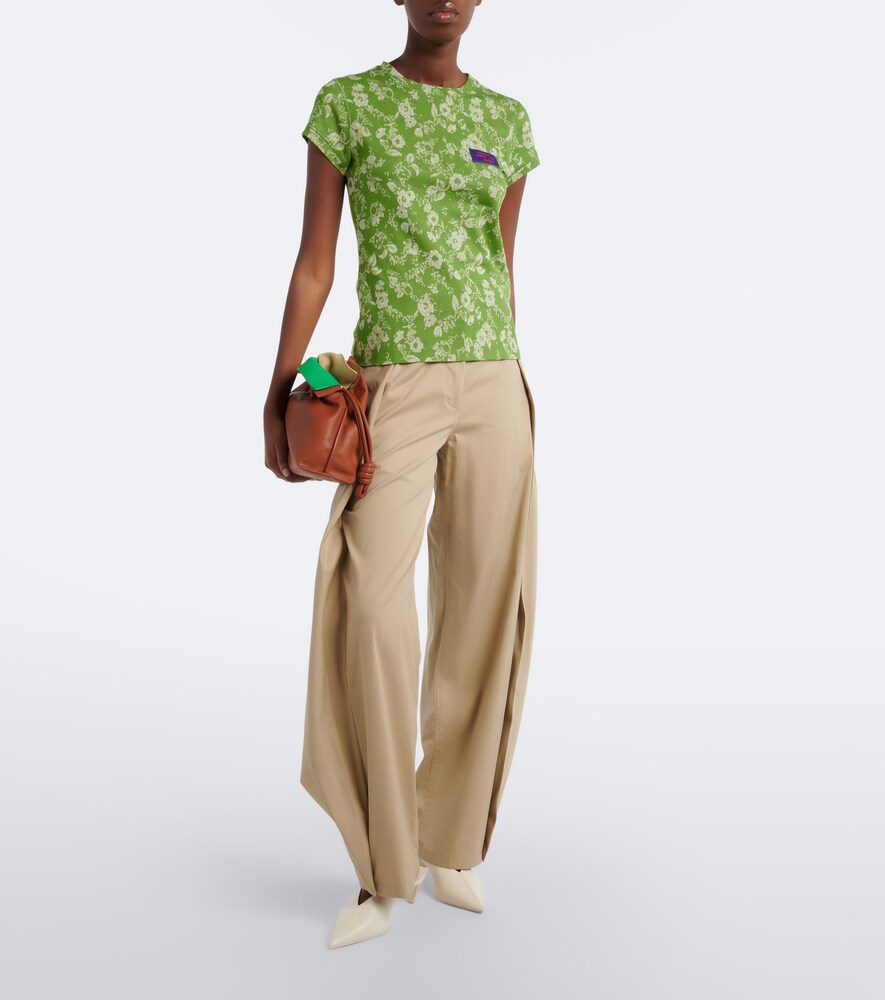 X Cosima Von Bonin Floral Cotton T-Shirt