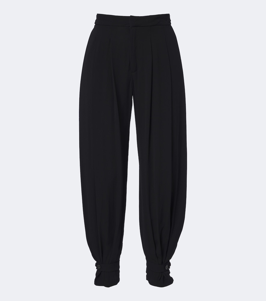 Pantaloni barrel plissé