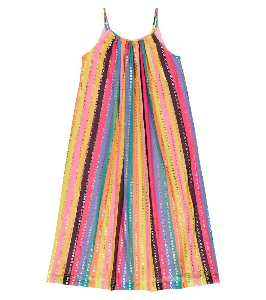 Marc Jacobs Kids Logo striped dress