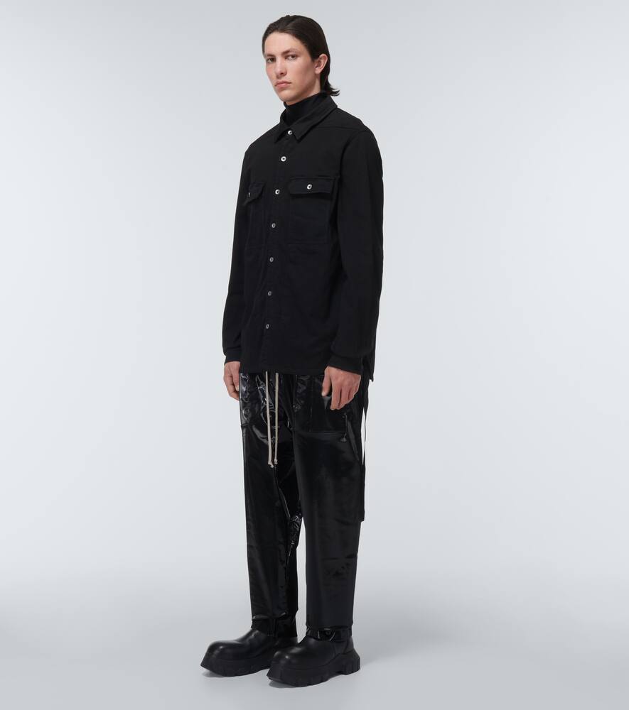 Rick Owens Drkshdw Tapered-hose In Black