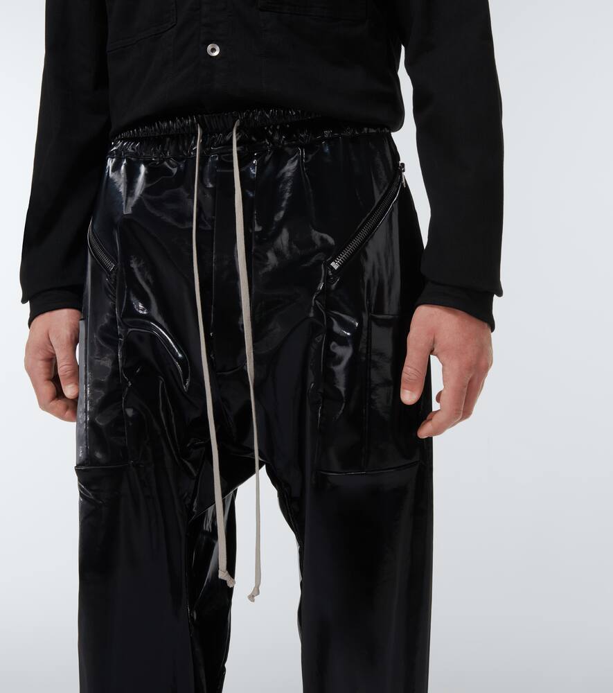 Rick Owens Drkshdw Tapered-hose In Black