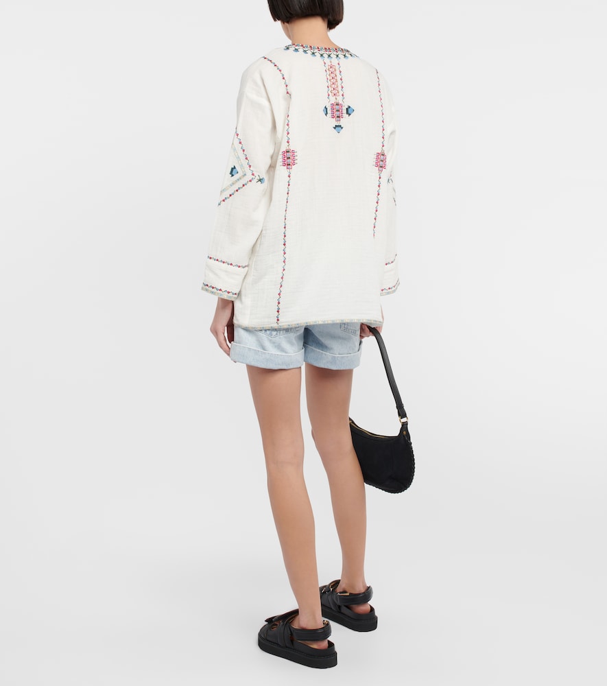  Isabel Marant Isabel Marant Clarisa Embroidered Blouse 
