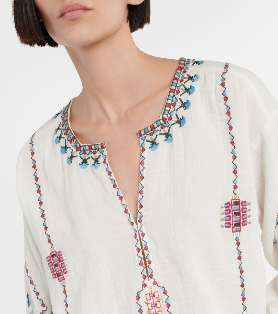  Isabel Marant Isabel Marant Clarisa Embroidered Blouse 