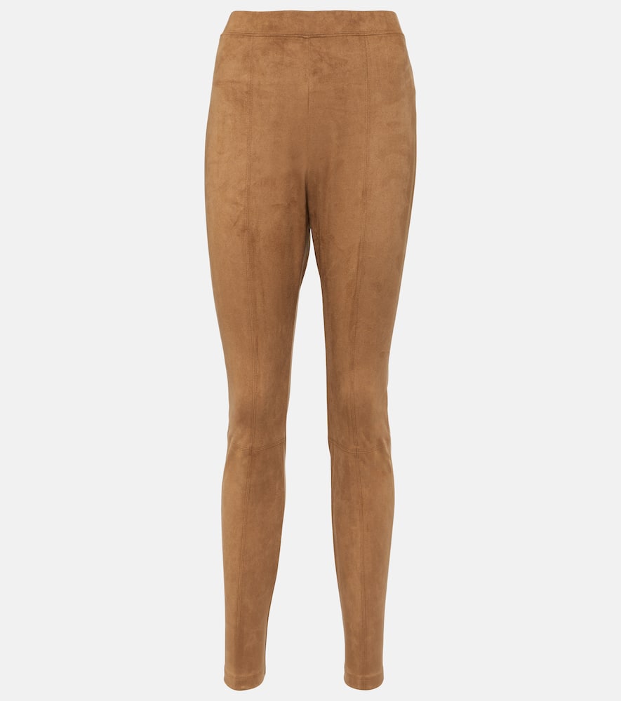 Max Mara Leisure Ebe faux suede slim pants