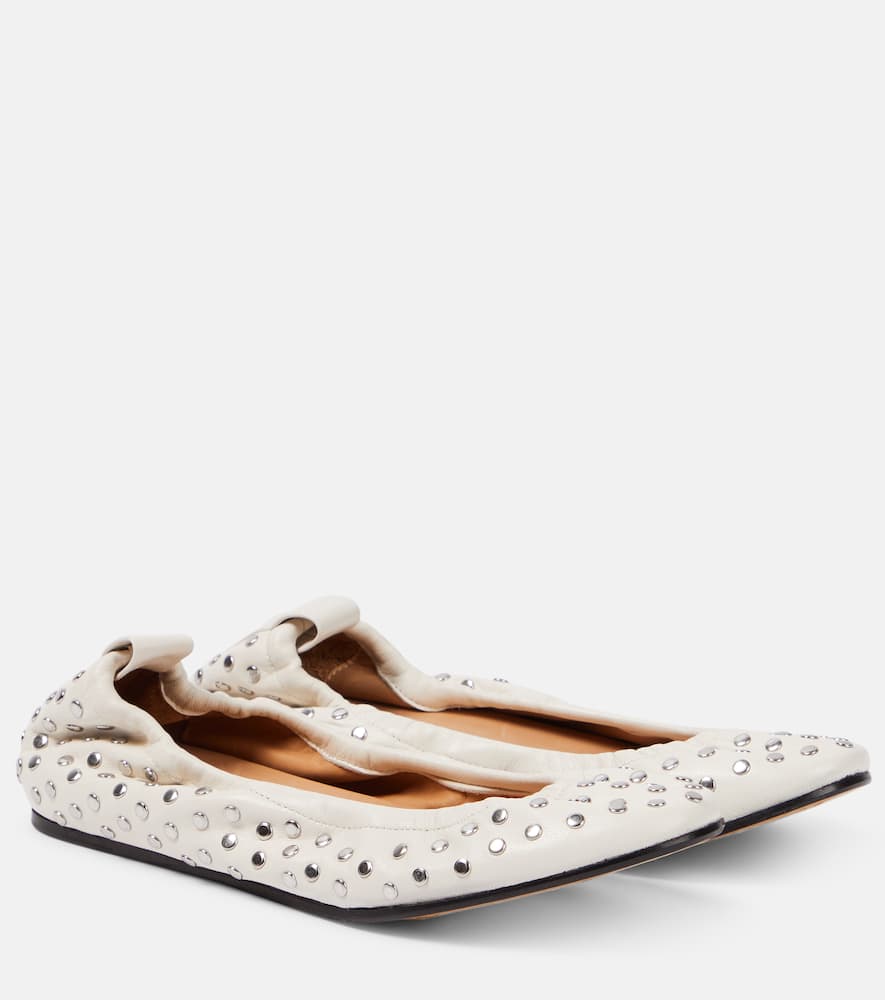 isabel marant ballerines belna en cuir