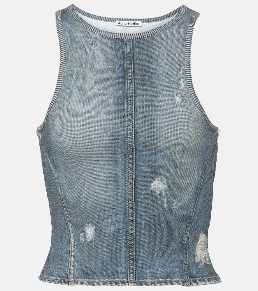 Acne Studios Elaia denim top