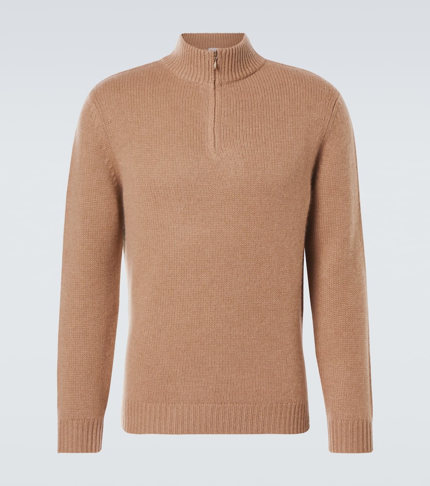 Le Kasha Cashmere half-zip sweater