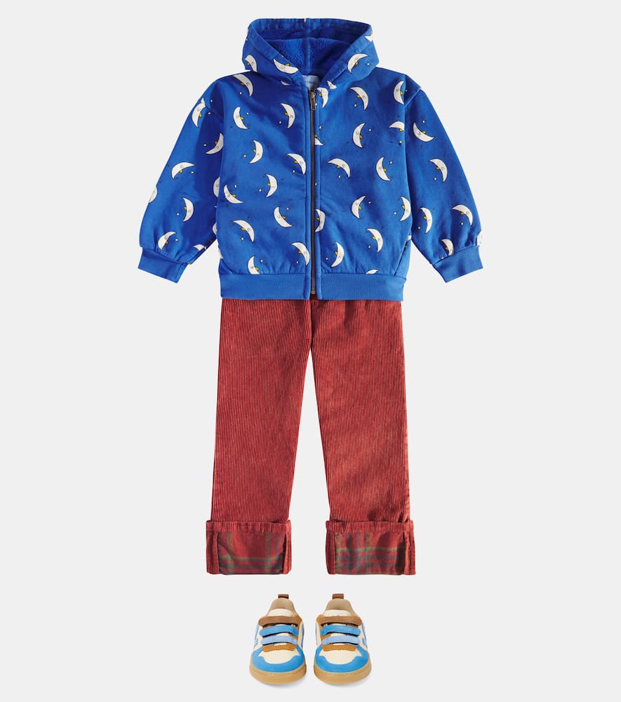 Bobo Choses B.c. Cotton Corduroy Straight Pants In Brown