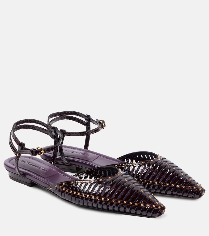 Violette patent leather flats