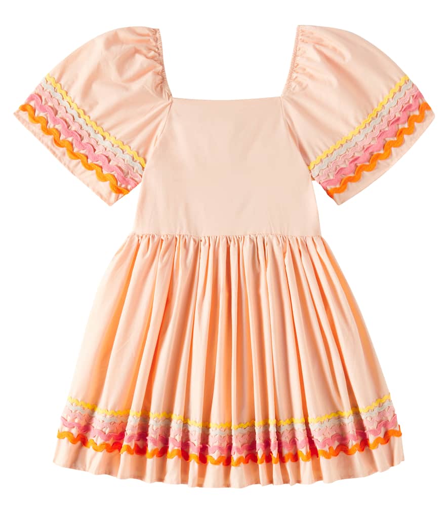 Molo Clotilde shirred cotton dress