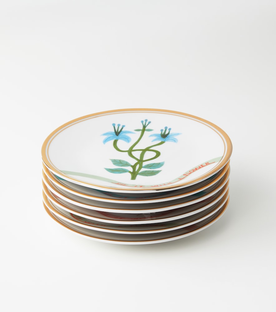  Bitossi Bitossi Set Di 6 Piatti Da Dessert Flowers 