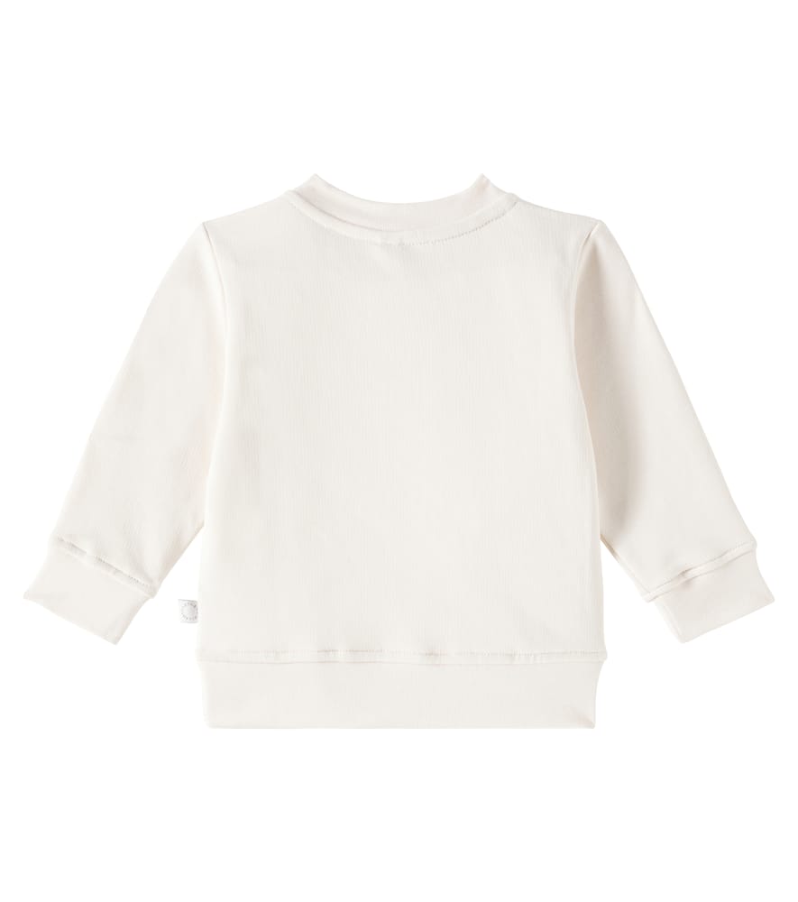 Stella Mccartney Baby Printed Cotton Jersey Sweatshirt In Beige