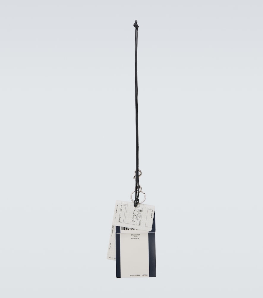  Balenciaga Balenciaga Train Ticket Keychain 