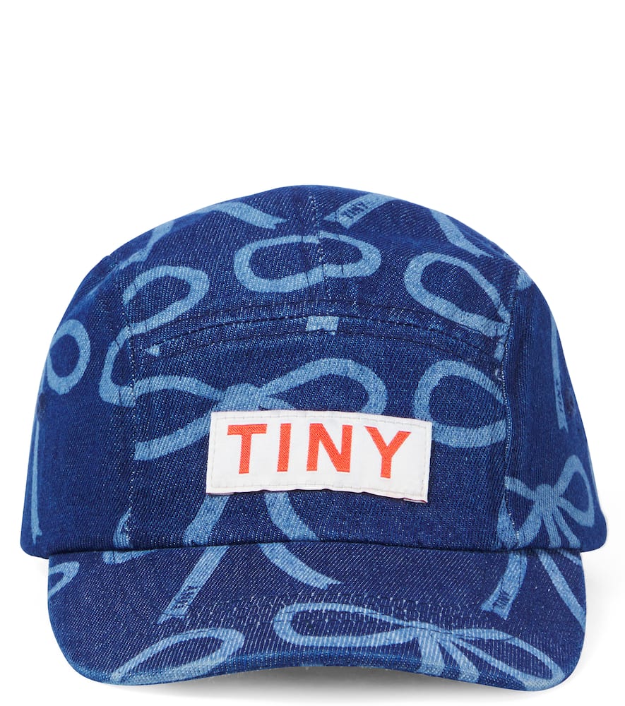 Tinycottons Bows printed denim baseball cap