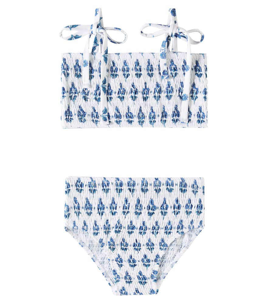 The New Society Bedruckter Bikini Hyacinth In Blau