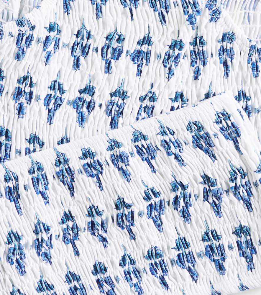 The New Society Bedruckter Bikini Hyacinth In Blau