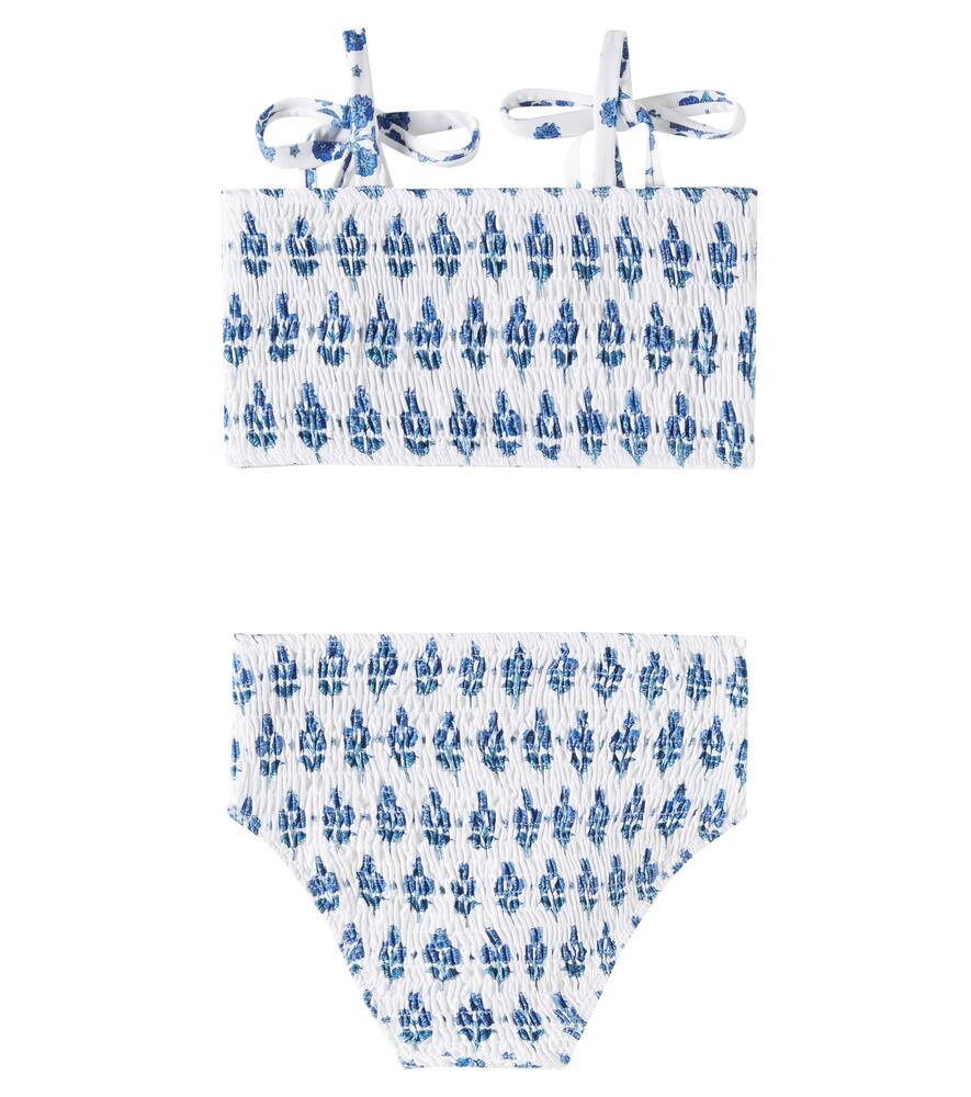 The New Society Bedruckter Bikini Hyacinth In Blau