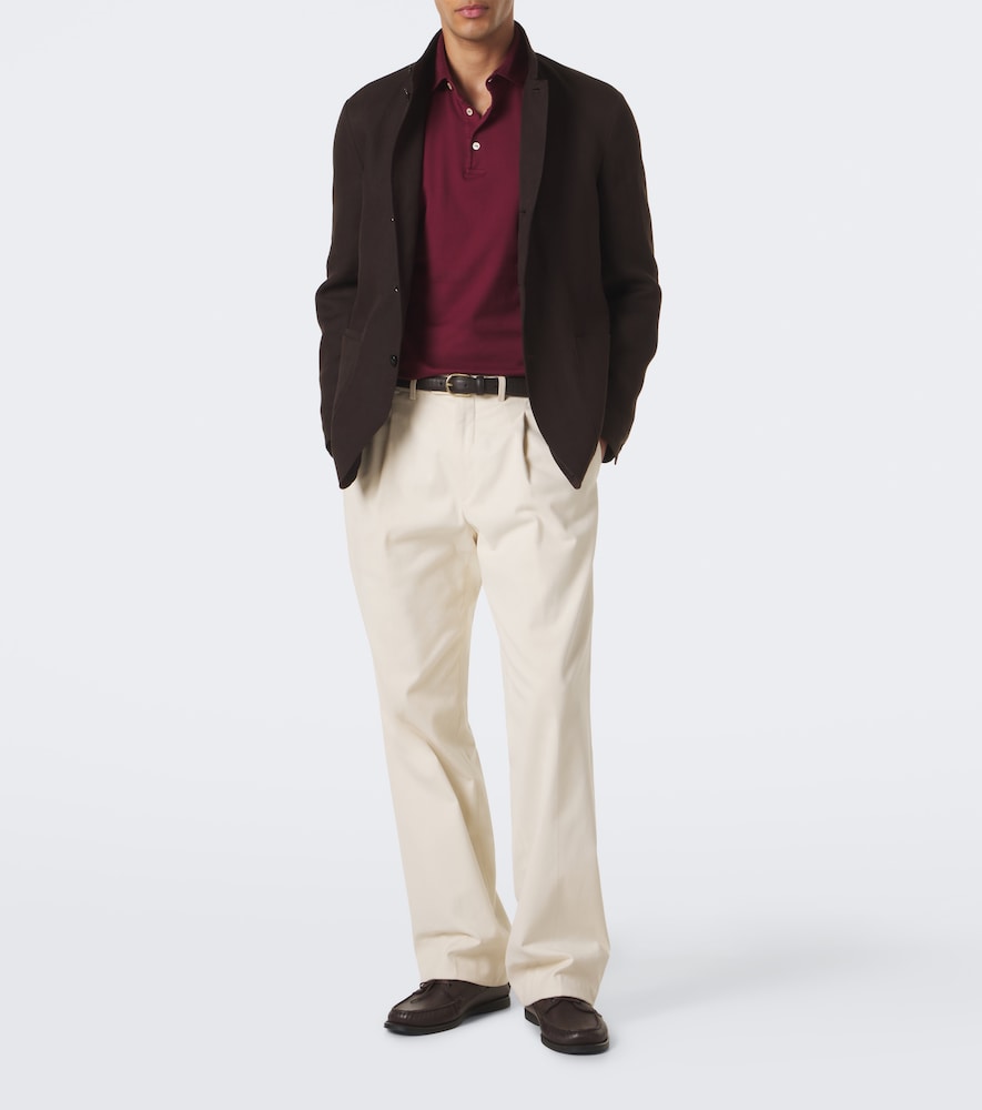 Zero Cotton Jersey Polo Shirt