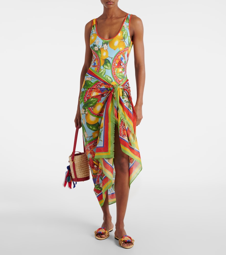  Dolce&gabbana Dolce&gabbana Printed Swimsuit 