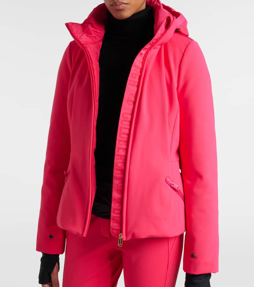 Goldbergh The Giselle Faux Fur-trimmed Ski Jacket In Red