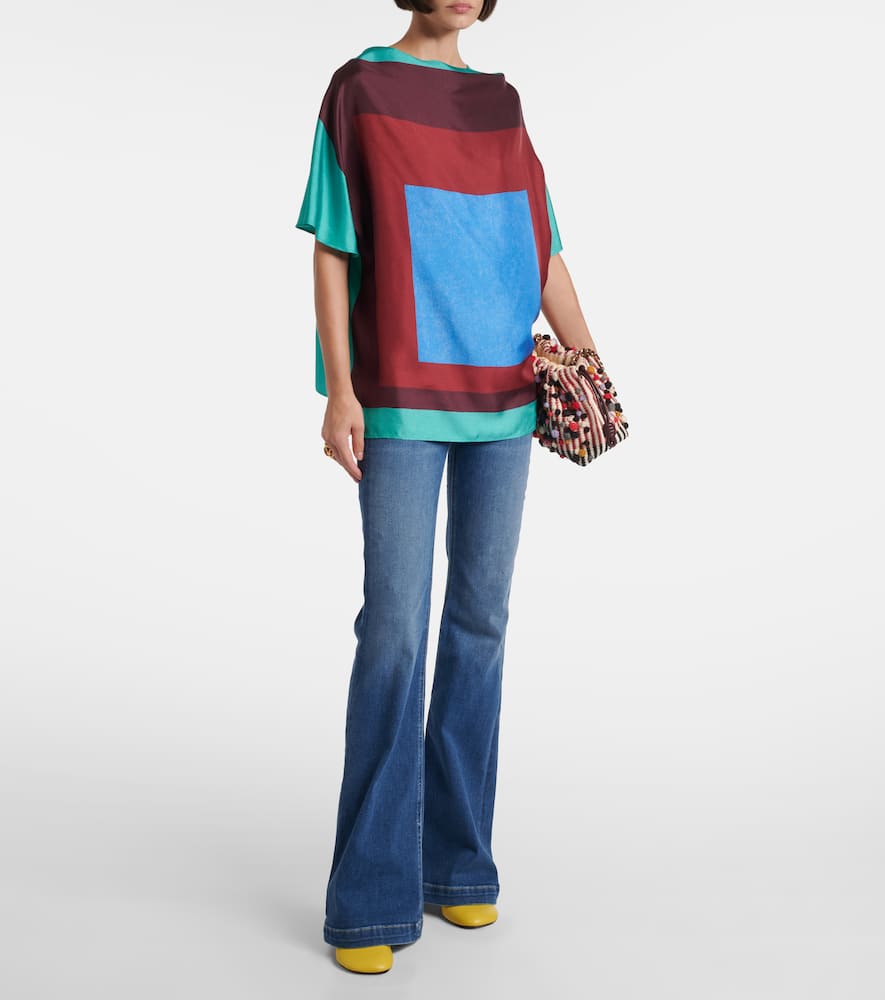 Ag Tropea High-rise Flare Jeans In Blue
