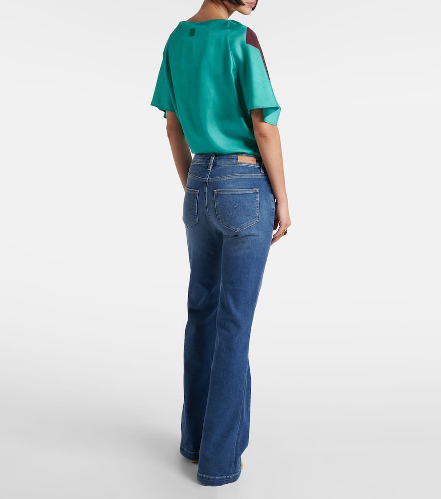 Ag Tropea High-rise Flare Jeans In Blue