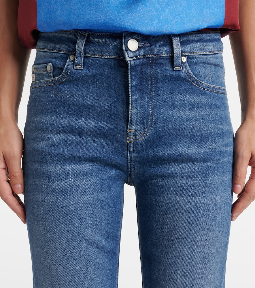 Ag Tropea High-rise Flare Jeans In Blue