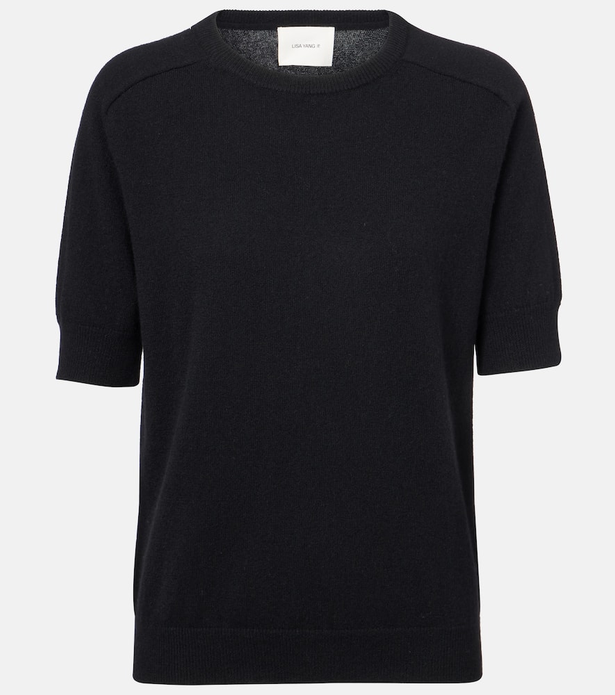 Lisa Yang T-shirt Kenza Aus Kaschmir In Black