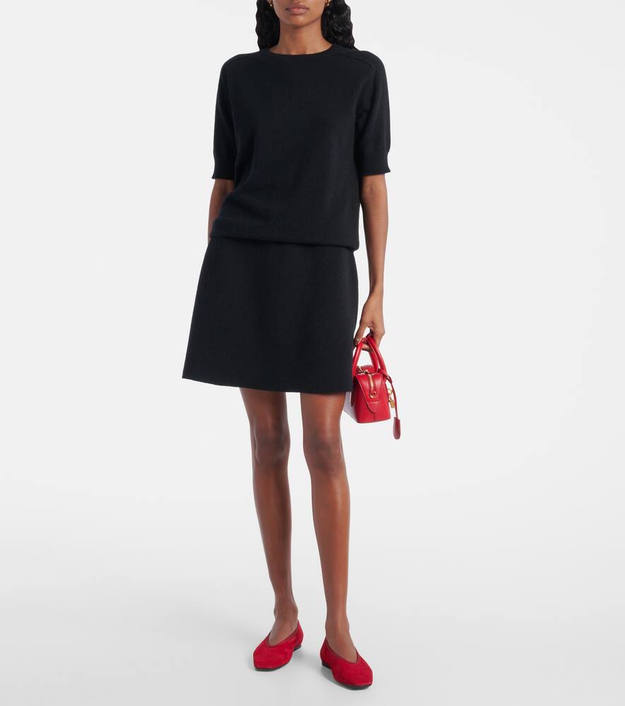 Lisa Yang T-shirt Kenza Aus Kaschmir In Black