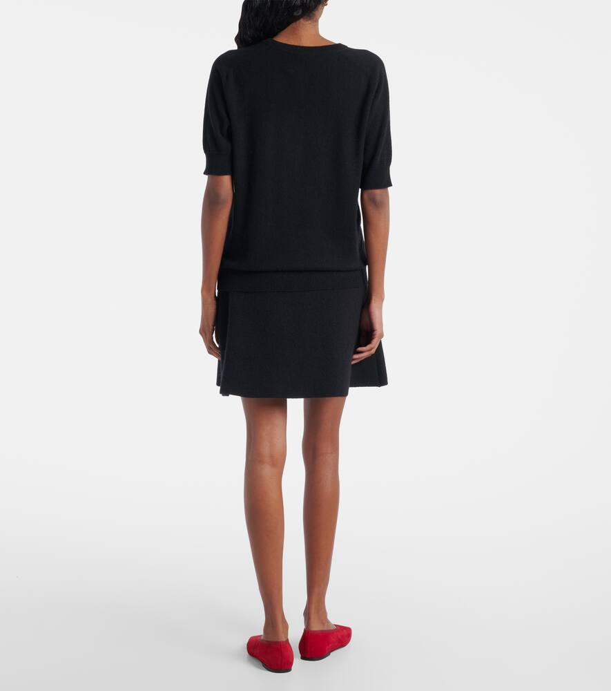Lisa Yang T-shirt Kenza Aus Kaschmir In Black