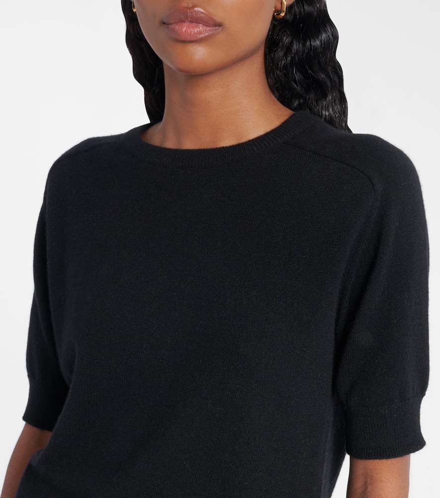 Lisa Yang T-shirt Kenza Aus Kaschmir In Black