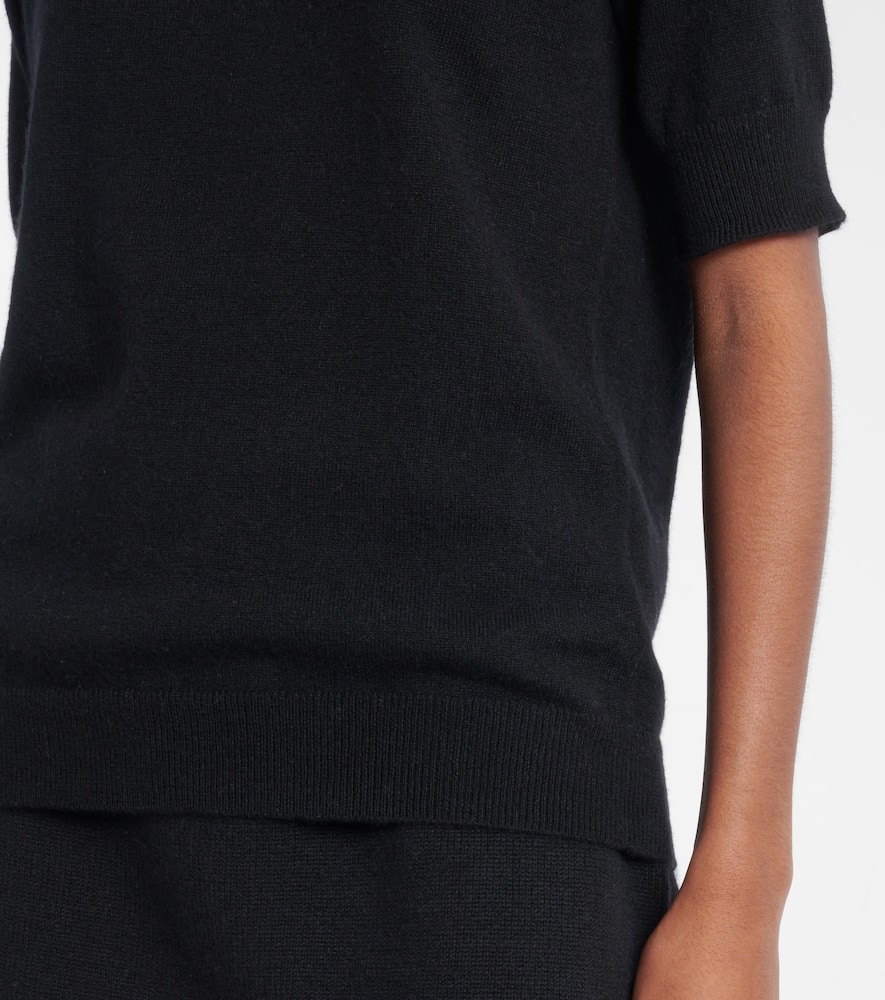 Lisa Yang T-shirt Kenza Aus Kaschmir In Black