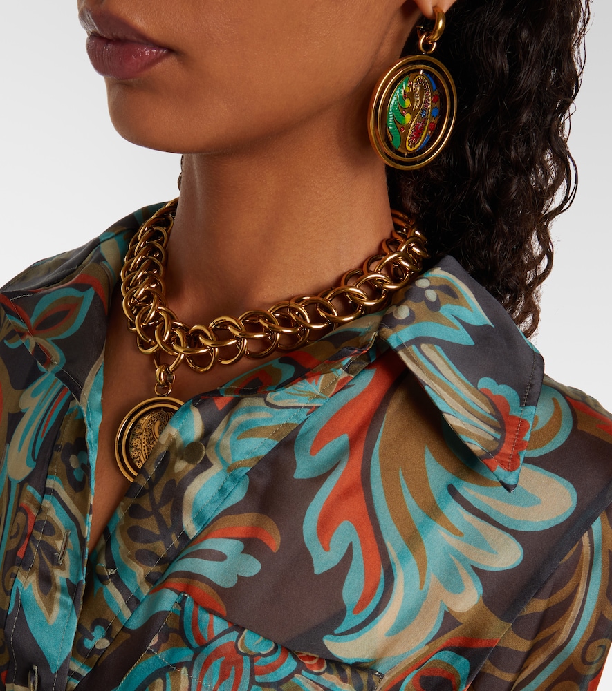  Etro Etro Robe Aus Seide 