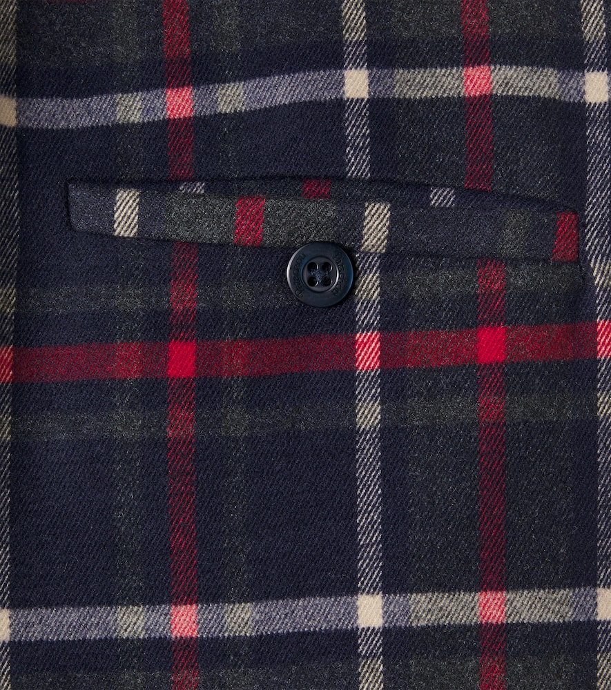 Patachou Plaid Flannel Pants In Multi