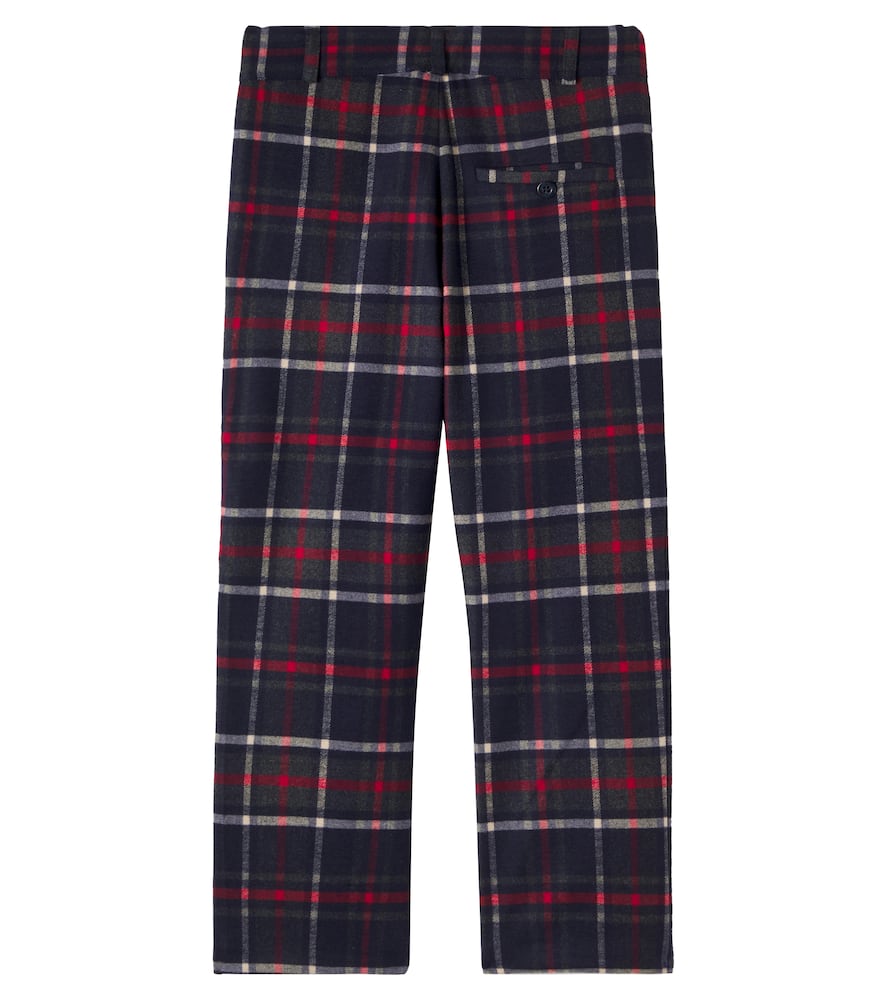 Patachou Plaid Flannel Pants In Multi