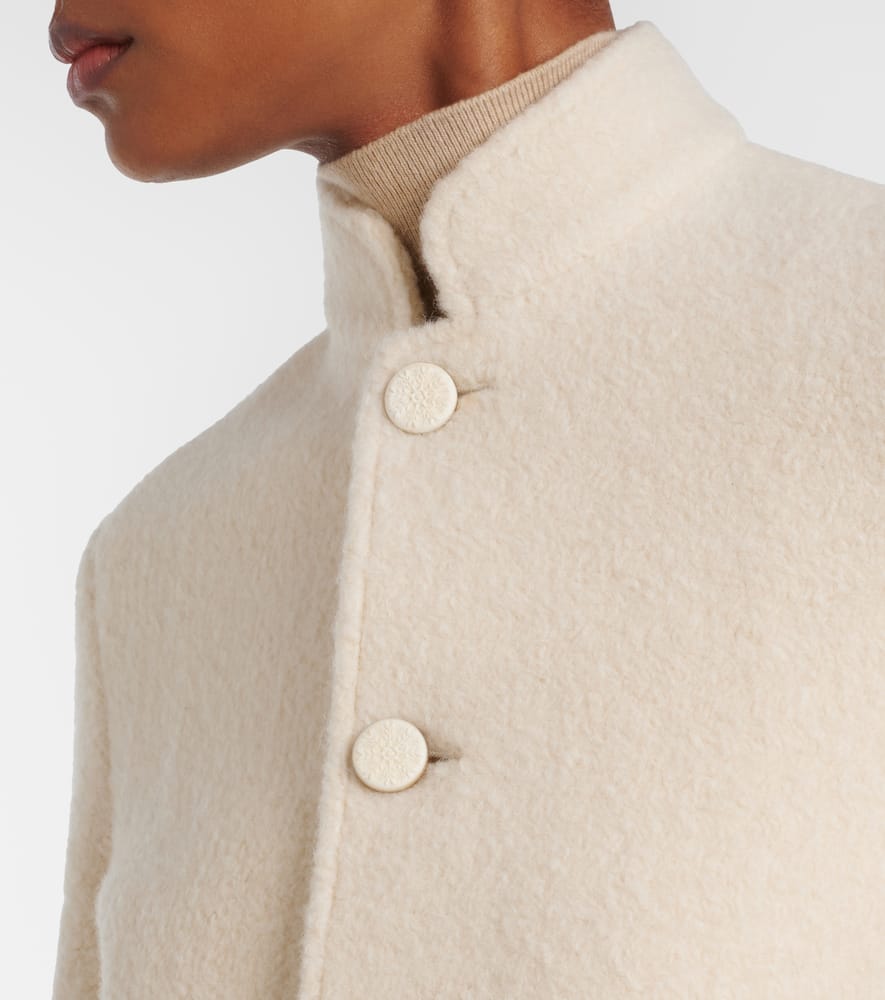 SPAGNA羊驼毛、羊毛与真丝夹克