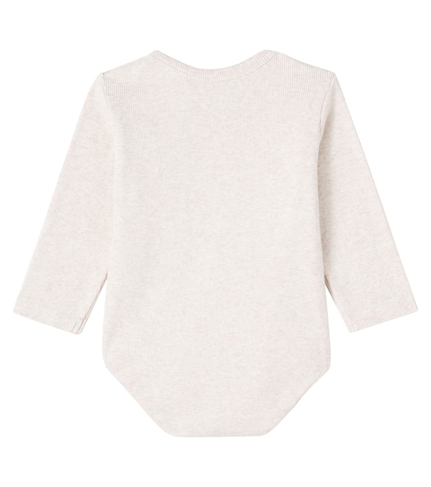 Bobo Choses Baby Doggy Mate Cotton-blend Bodysuit In White