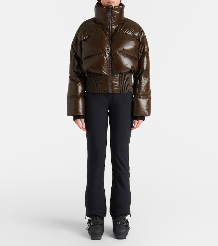 Perfect Moment Auretta Down Ski Jacket In Brown