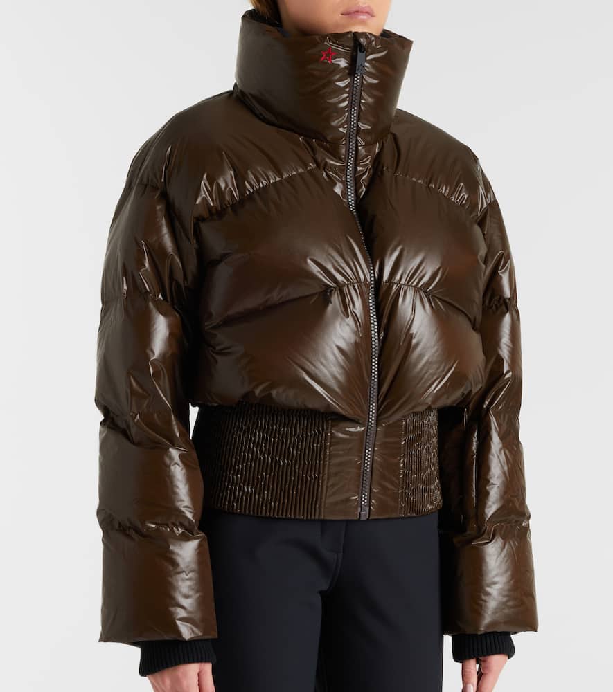 Perfect Moment Auretta Down Ski Jacket In Brown