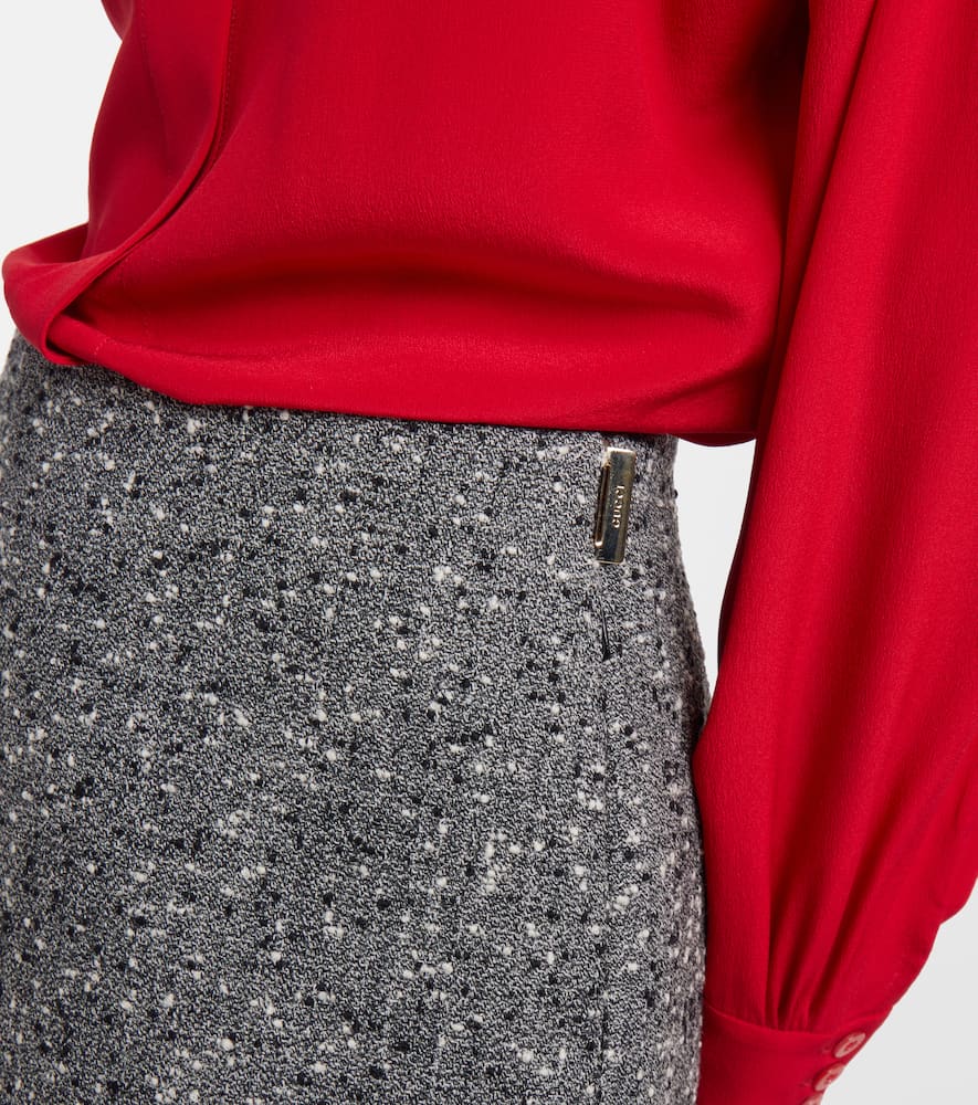 Gucci Midirock Aus Einem Wollgemisch In Gray